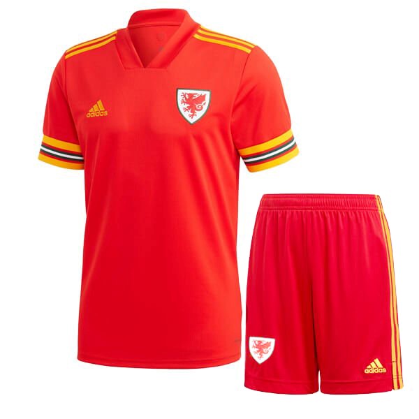 Camiseta Gales 1ª Niños 2020 Rojo